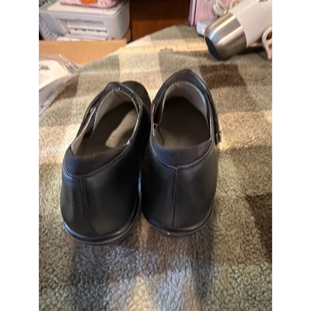 JBU‎ by Jambu Sedona Black Wedge Pumps Mixed Media Slip On Shoes Womens 7M